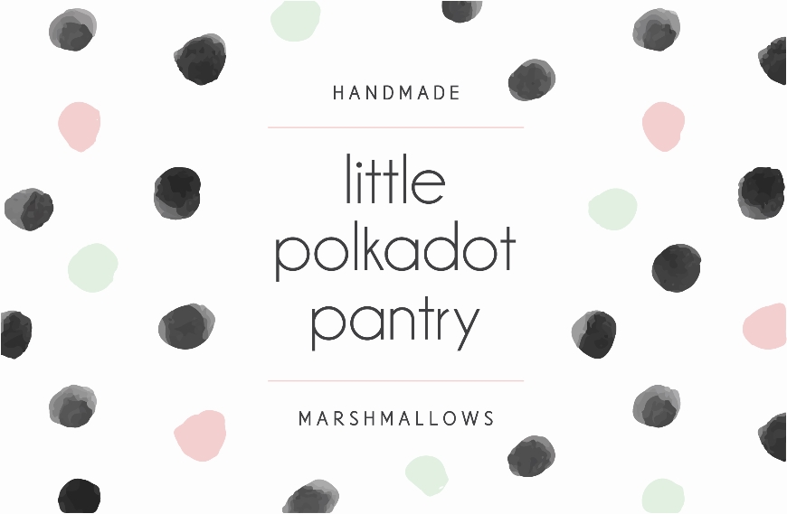 Pozible Little Polkadot Pantry Mallow Salon